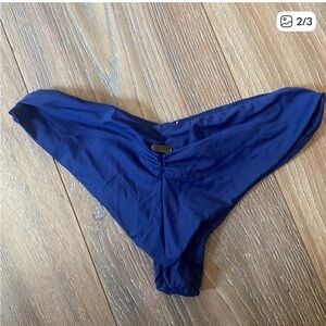 Roxy cheeky bikini bottoms ruched